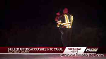 9 dead after SUV crashes into Fla. canal
