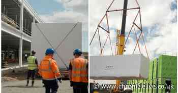 New Berwick Infirmary building parts get police escort up the A1