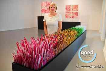 Lisbeth De Wolf stelt kunstwerken met een boodschap tentoon in Glazen Huis Lommel