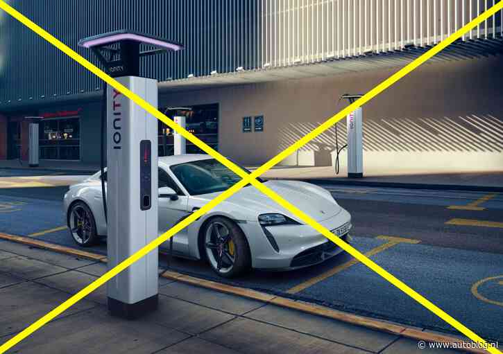 Porsche Taycan kan razendsnel opladen zónder laadkabel