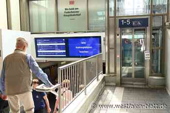Fahrstuhl am Paderborner Hauptbahnhof kurzzeitig defekt