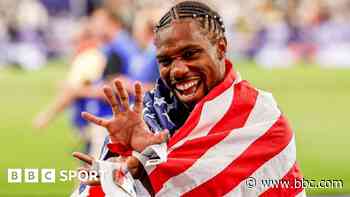 Lyles wins 100m gold as Sheffield's Hinchliffe misses out on final