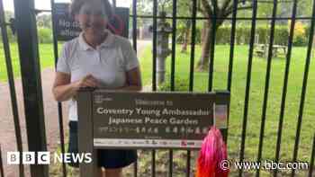 Paper cranes mark Hiroshima anniversary