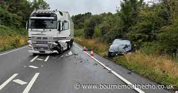 Audi driver injured after serious crash with HGV
