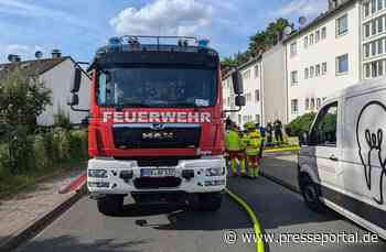 FW-AR: Bestätigter Küchenbrand in Mehrfamilienhaus
