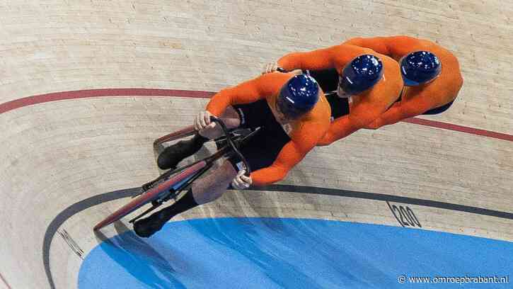 Baanrenner Lavreysen doet het wéér: goud met teamsprinters in wereldrecord