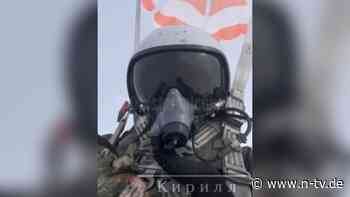 Schleudersitz aktiviert: Russischer Pilot filmt Absturz seines Kampfjets