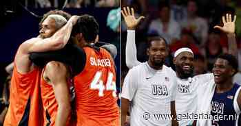 Nederlandse 3x3 basketballers afgezet tegen Amerikaanse sterren: ‘Pas dan kunnen NBA’ers winnen’
