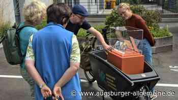 Ausstellung auf der Straße: Das Jüdische Museum ist mit dem Lastenrad unterwegs