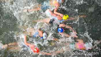 Belgium withdraws from mixed relay triathlon after athlete who swam in Seine River falls ill