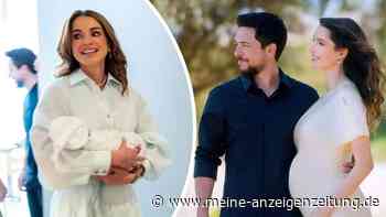 Rania von Jordanien ist Großmutter: Zuckersüße Baby-Bilder – doch wo ist Mutter Rajwa?