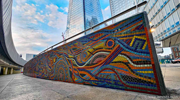 Colourful 57-metre mosaic unveiled at London Bridge station