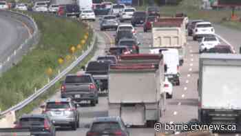 Highway 400 reopened after crash involving transport truck