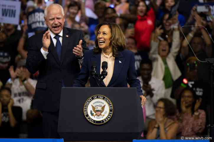 Harris introduces new running mate Minnesota Gov. Tim Walz as the 'vice president America deserves'