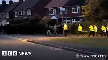 Police called to disperse groups near mosque