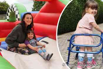 “Op twee weken tijd kon ze plots niet meer stappen”: Sophia (3) lijdt aan zeldzame ziekte die haar motoriek aantast