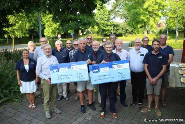Vzw Male waar wij wonen schenkt twee cheques aan goede doelen: “Dankzij geslaagde kermis”