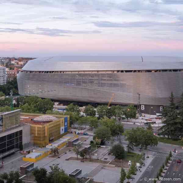 GMP Architekten tranforms Santiago Bernabéu into "sparkling" Madrid landmark