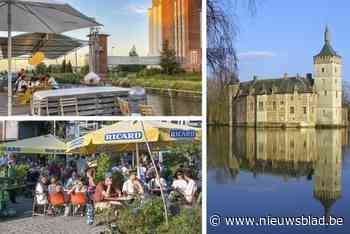 OVERZICHT. Ijsje eten op boot of sangria drinken in niemandsland: dit zijn onze favoriete terrassen aan het water