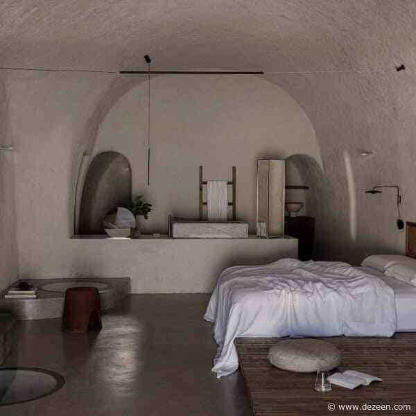 Kapsimalis Architects converts wine cellar into cavernous summer house