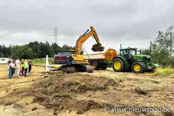 Eerste spadesteek voor aanleg van nieuwe fietssnelweg Kolenspoor