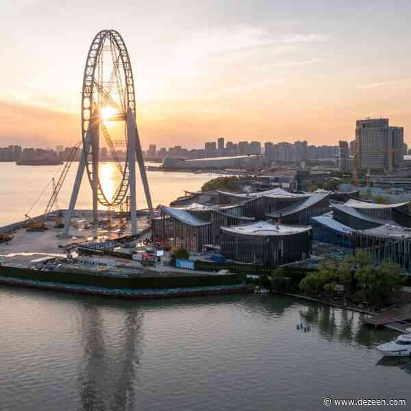 BIG tops waterfront art museum in Suzhou with swooping roof planes