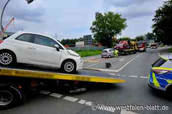 Ringstraße in Herford nach Unfall zeitweise gesperrt