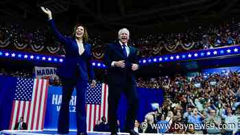 'We'll sleep when we're dead': Walz vows to hit the ground running in first rally as Harris' VP pick