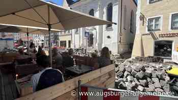 Der Landsberger Vorderanger als Großbaustelle