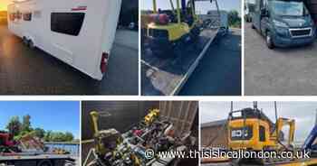 20 people arrested after caravans, diggers and quad bikes stolen from Dartford