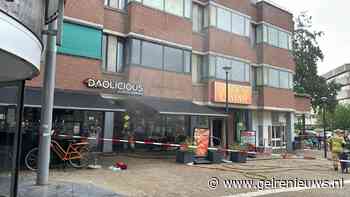 Brand bij winkelcentrum Kronenburg Arnhem