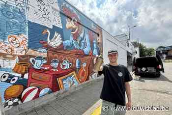 Streetartist Steye Vermunicht (25) maak muurschildering over vijftig jaar ‘voddemet’: “Vastbesloten om mijn beste werk te leveren”