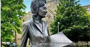 Barbara Castle statue now safe in Blackburn's Cathedral Square