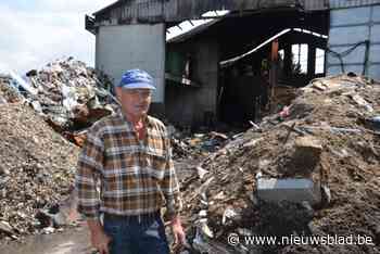 Levenswerk in vlammen opgegaan: “Je zou de moed verliezen, maar we blijven niet bij de pakken zitten”