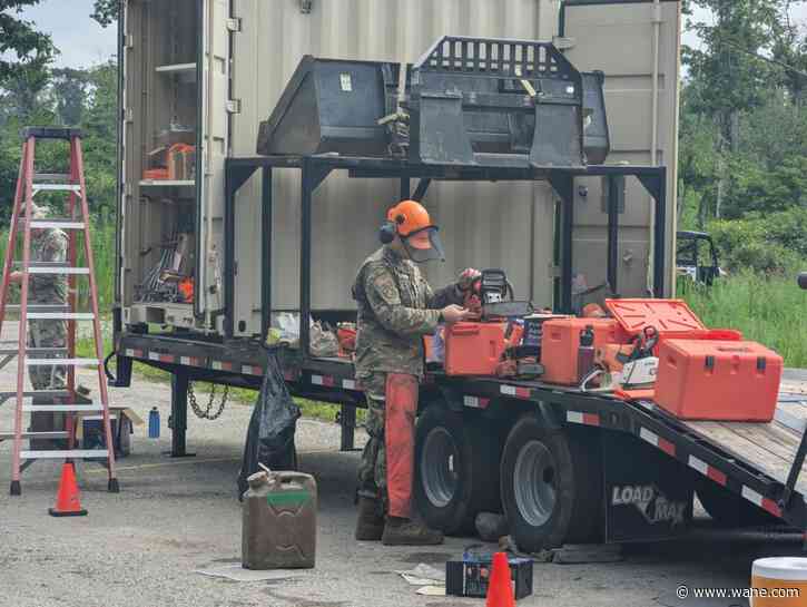 Fort Wayne's 122nd Fighter Wing uses park as training ground