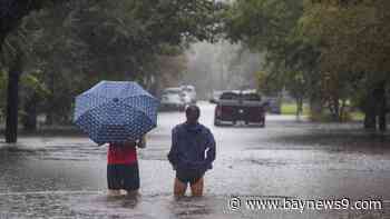 Tropical Storm Debby swirls over Atlantic, expected to again douse Carolinas before moving north