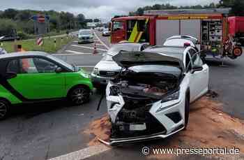 FW-EN: Zwei Verkehrsunfälle mit verletzten Personen