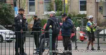 Police gather ahead of rumoured far-right protest in Bournemouth