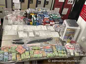 Weapons, drugs, tobacco and $200K seized from Edmonton convenience store