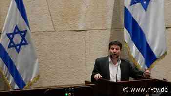 Scharfe Kritik aus Berlin: Aushungern lassen: Israel-Minister empört mit Aussage zu Gaza