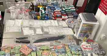 Edmonton convenience store shut down after drugs, illegal cigarettes, weapons found: EPS