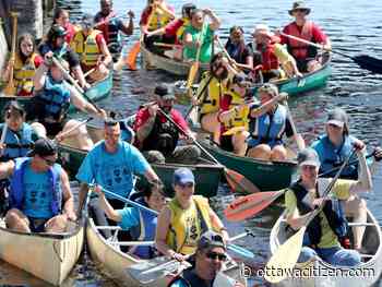First Nations and first responders 'paddle for friendship' in annual flotilla