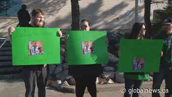 Rally held for homicide victim beloved by community in Prince Albert, Sask.