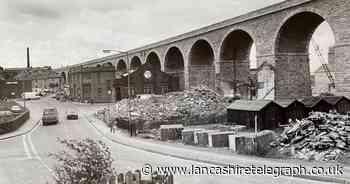 Land under Accrington viaduct cleared for new roundabout