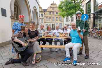 Frühstück an Bielefelds längster Tafel