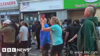 About 500 anti-racism protesters gather in Essex