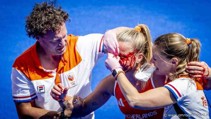 Hockeyster Joosje Burg mist Olympische finale door gebroken neus