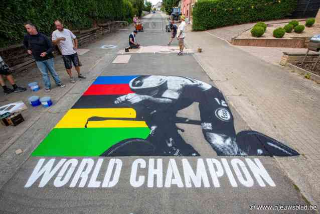 Puncheur brengt nieuwe straattekeningen aan voor Remco (die zaterdag in Schepdaal komt feesten)