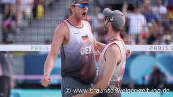 Olympia: Deutsche Beachvolleyballer greifen nach Gold