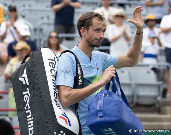 Medvedev, Tsitsipas upset in second round of National Bank Open